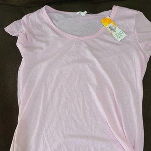 Soft pink tee